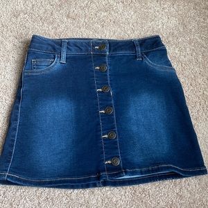 jean skirt
